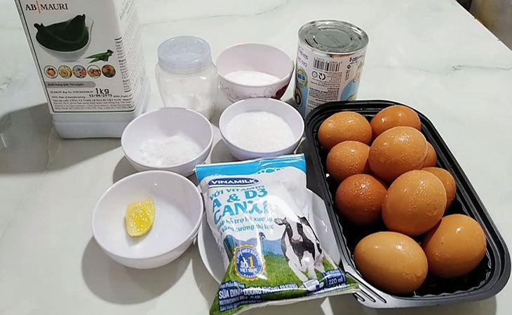 Công thức bánh flan 10 trứng